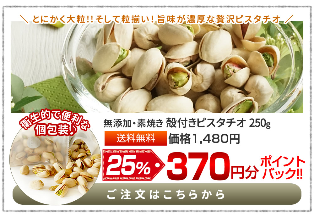 殻付きピスタチオ250g